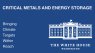 White House highlights manganese as potential preferred battery element contender