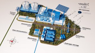 Scematic of the MadoquaPower2x facility
