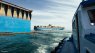 A Maersk ship leaving the Suez canal
