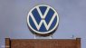A VW sign on a building