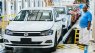 VW vehicles on the assembly line in South Africa
