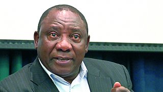 CYRIL RAMAPHOSA It is reassuring that in these tough times industry is able to witness many participating SMMEs adding value to the South African economy