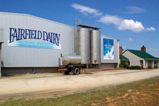 FAIRFIELD DAIRY The dairy’s floors are able to withstand constant cleaning with hot water and a heavy flow of traffic