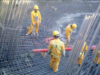 MAKING PROGRESS Construction under way at the Aganang project