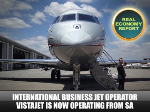 International business jet operator VistaJet is now operating from SA