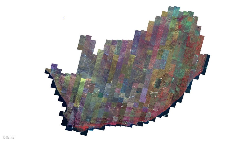 The 2012 Spot 5 mosaic of South Africa 