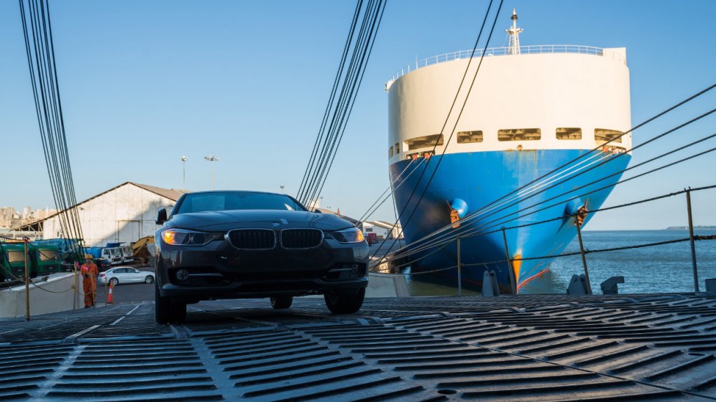 BMW exports through the Maputo port