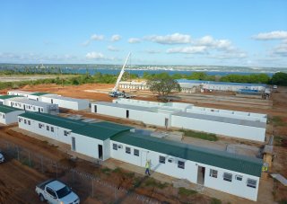 NEARING COMPLETION By October, Kwikspace Modular Solutions will have provided accommodation for more than 700 employees working on the Nacala railway corridor project 