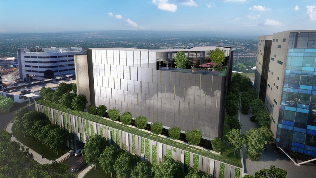 SANDOWN VALLEYAn architect’s impression of the refurbished Sandown Valley Crescent office block