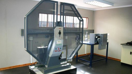 IMPACT TESTING MACHINE The metallurgical testing laboratory equipment was supplied by Toolquip & Allied and IMP Innovative Solutions 