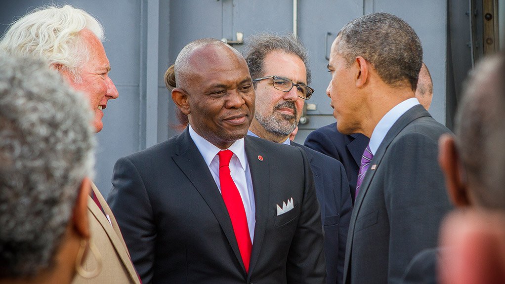 Tony Elumelu and Barack Obama