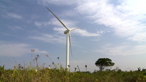 First of nine 3 MW wind turbines complete at Eastern Cape wind farm