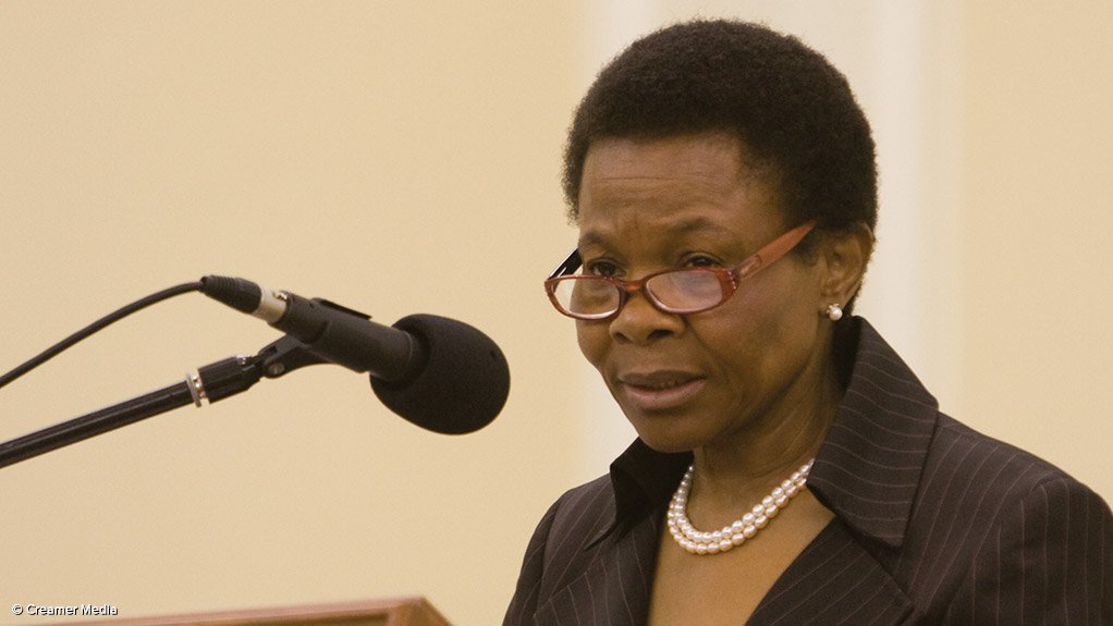 Mineral Resources Minister Susan Shabangu