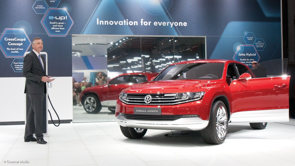 CROSS COUPE This concept high-performance sports-utility vehicle from Volkswagen has a diesel engine and two electric motors
