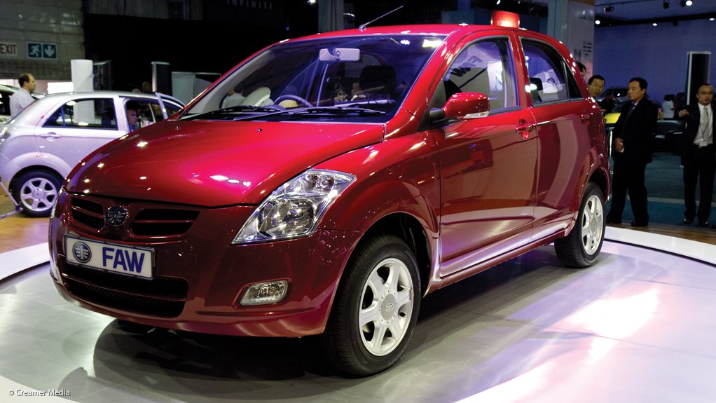 FAW V2 Chinese manufacturer FAW has launched the V2 at JIMS, a B-segment hatchback that will sell for R99 995