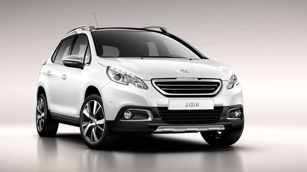 PEUGEUT 2008 The new, soon to be launched 2008 compact urban crossover is on display at the Peugeot stand
