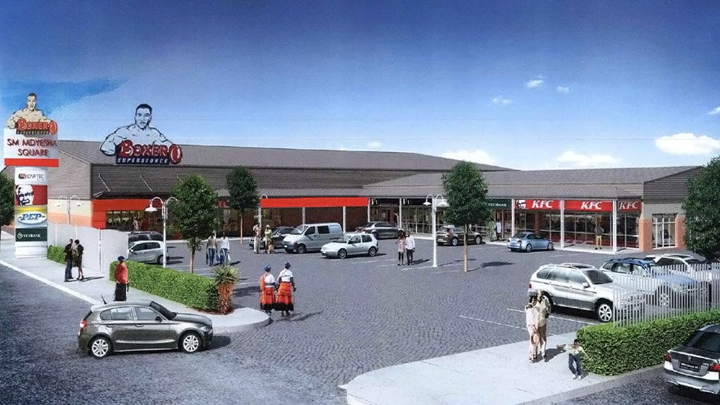 Artist's impression of the Willowvale shopping centre