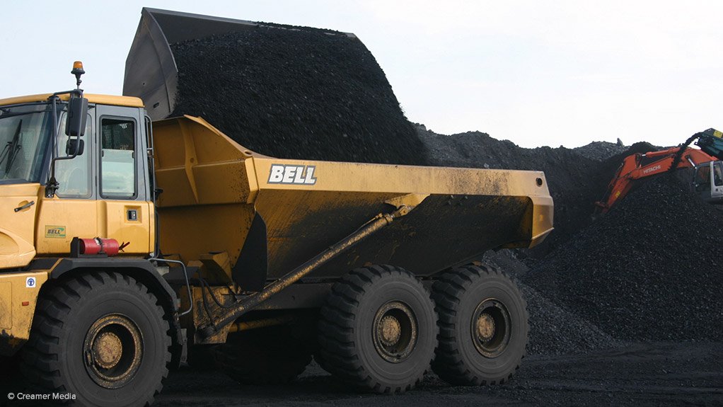 SUPPLYING ESKOM Vlakvarkfontein produces about 120 000 t of coal a month, of which about 100 000 t are allocated to State-owned power utility Eskom 