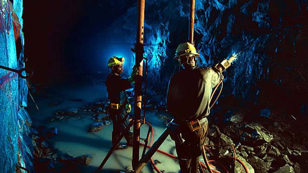 DRILLING INSIDE PHAKISA MINE
A steady increase in milled volumes during the year and a 7% improvement in recovered grade mined at Phakisa contributed to a 44% increase in gold produced
