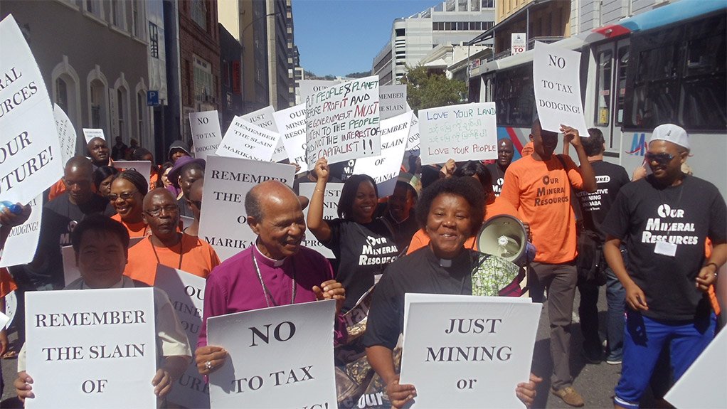 HIGHLIGHTING SUSTAINABILITY AND FAIRNESS The Mining Indaba is an opportunity for nongovernmental organisations, such as the Economic Justice Network, to highlight the key issues affecting mineworkers and communities 