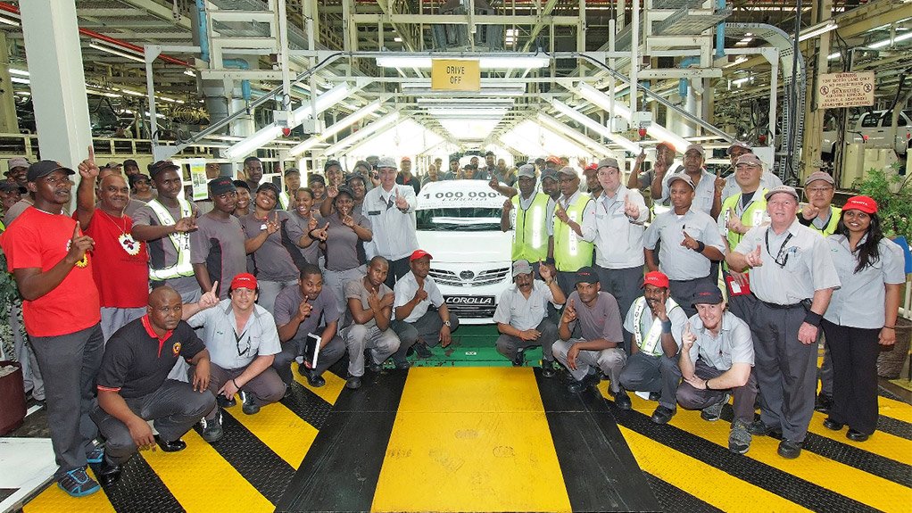 Millionth SA-made Toyota Corolla rolls off production line