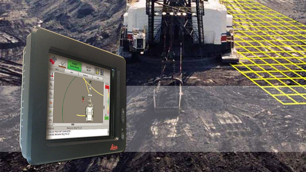 HIGH-PRECISION GUIDANCE Leica's J2 dragline provides three-dimensional high-precision navigation for draglines, resulting in less rehandling, less stripping and more coal