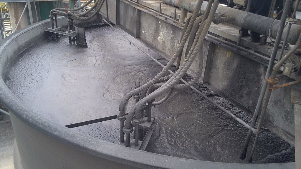 Image of two of Jinfeng processing plant’s Biox reactors