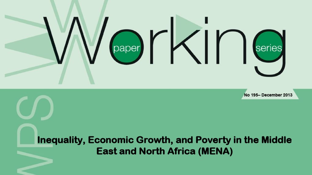 Inequality, Economic Growth, and Poverty in the Middle East and North ...