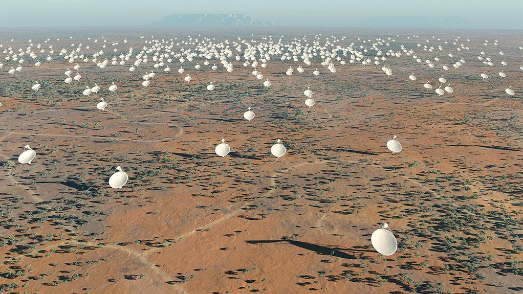 SA CORE An artist’s impression of the SKA core dish array in South Africa