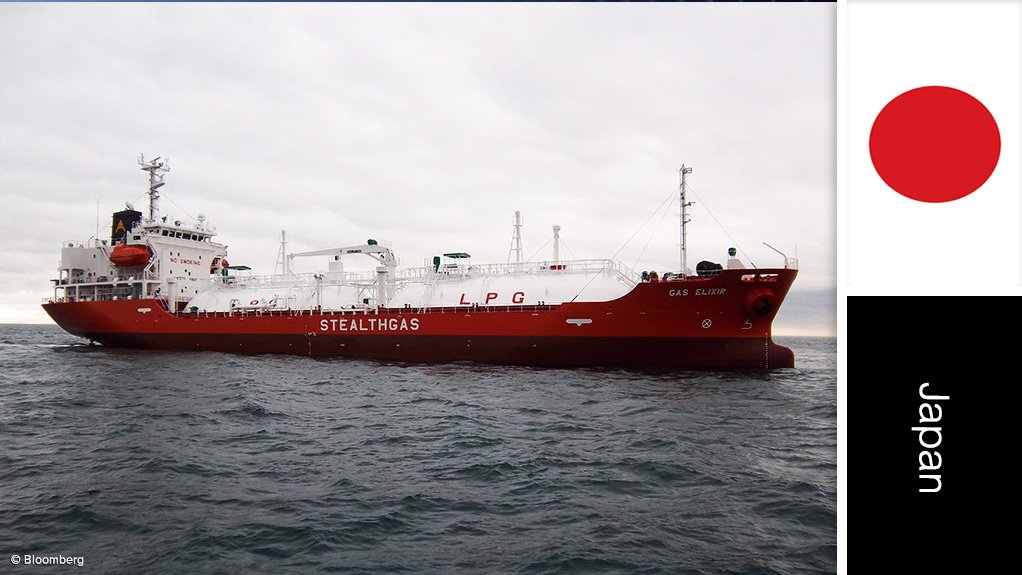 Liquefied petroleum gas carrier project, Japan