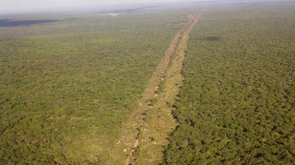 Part of the Zambian rail route