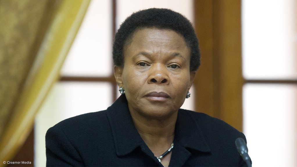 Minerals Minister Susan Shabangu 