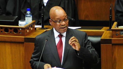 Zuma departs from speech to call on miners, workers to put economy, jobs first