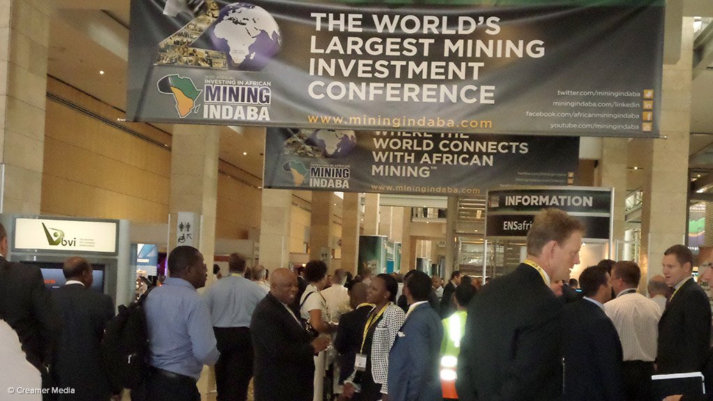 LARGE TURNOUT This years’ Mining Indaba attracted more than 7 000 delegates from 110 countries across six continents 