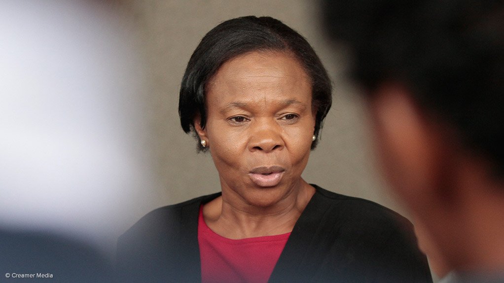 Mineral Resources Minister Susan Shabangu