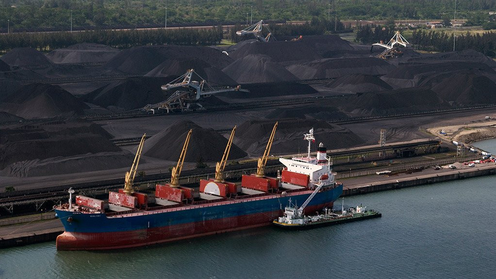 RECORD COAL EXPORTS
Last year’s total exports amounted to 70.8-million tons
