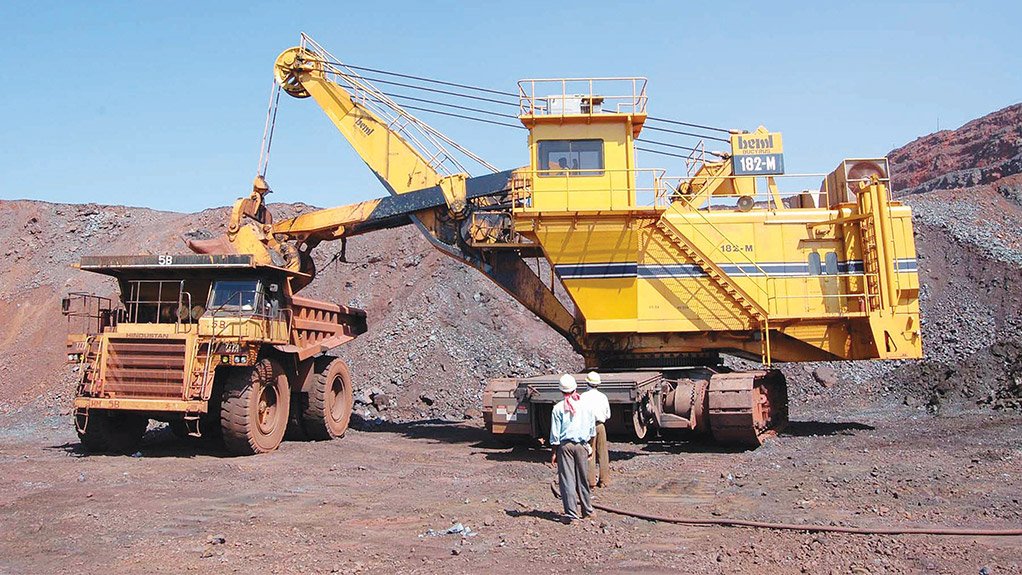 FACING HURDLES Production is still banned at some Indian iron-ore mines