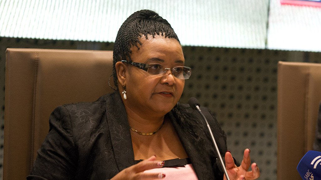 Water and Environmental Affairs Minister Edna Molewa