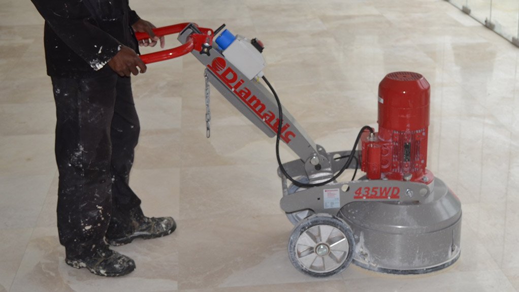 FLOOR GRINDERS Diamatic grinders are designed for dependability and are easy to use, while providing efficient, cost-effective results, with minimal environmental impact 