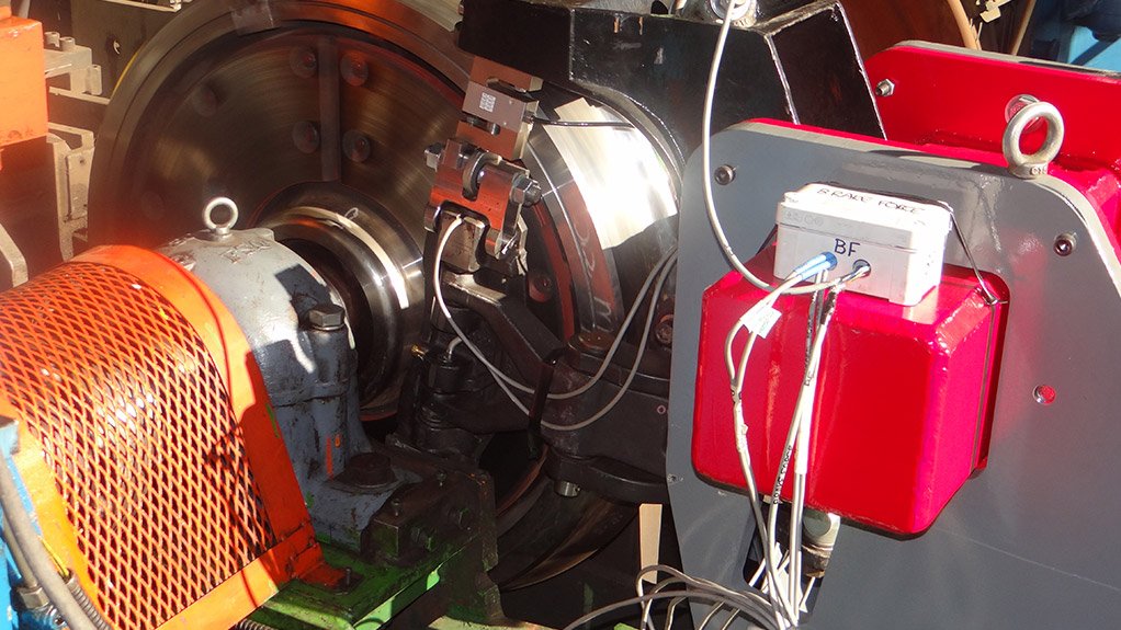 IMPROVED DYNO
DCD Metpro completed the installation of the Gautrain brake pad rig onto its dynamometer in November 2013
