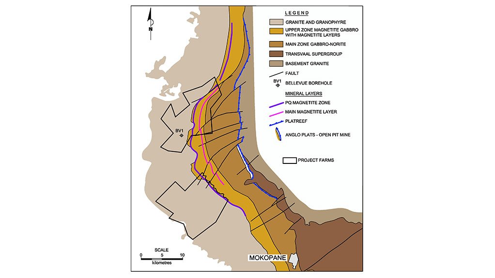 Bushveld's northern limb geology