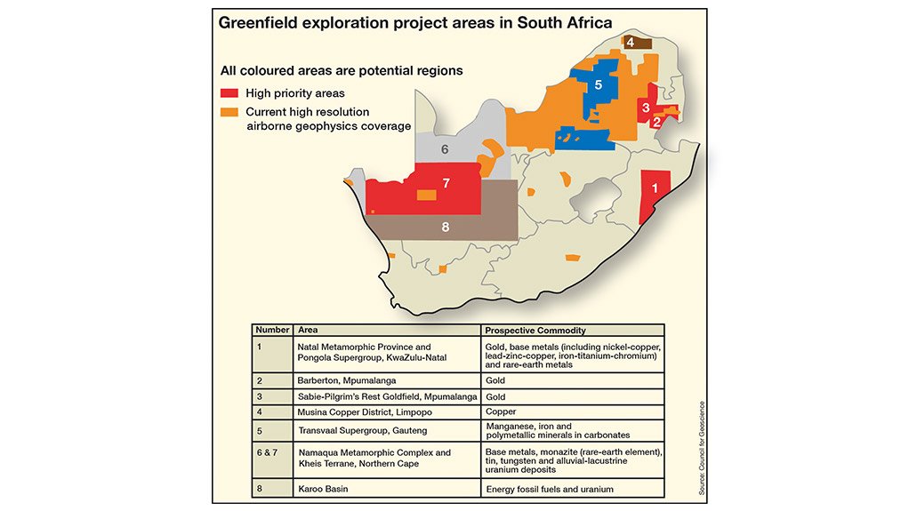 Initiatives under way to improve greenfield exploration in SA
