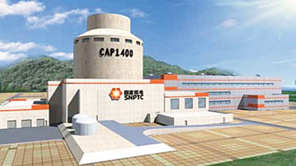 INTERESTED: An artist’s iimpression of China’s State Nuclear Power Technology Corporation CAP1400 nuclear power plant 