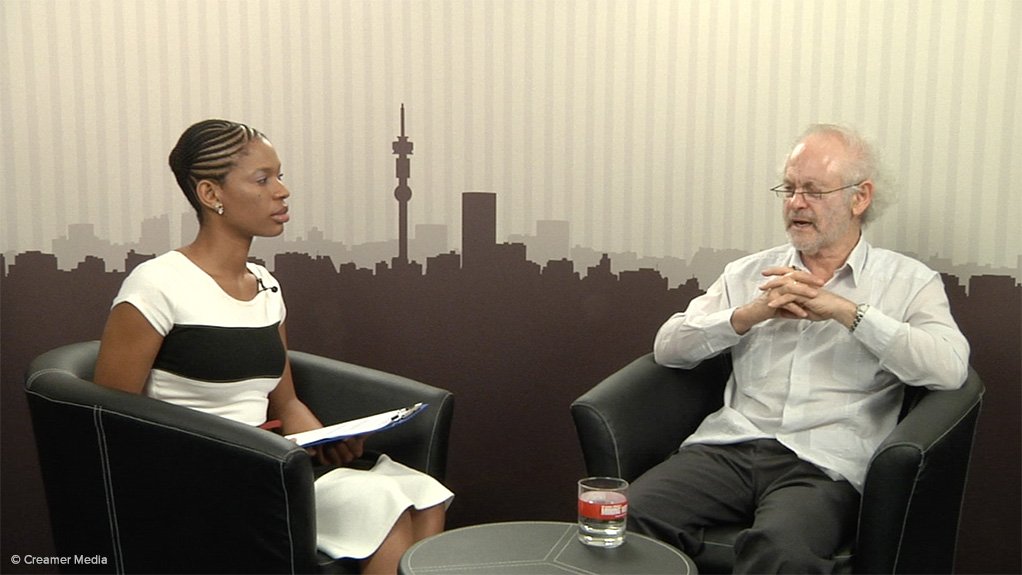 Motshabi Hoaeane and Professor Raymond Suttner  