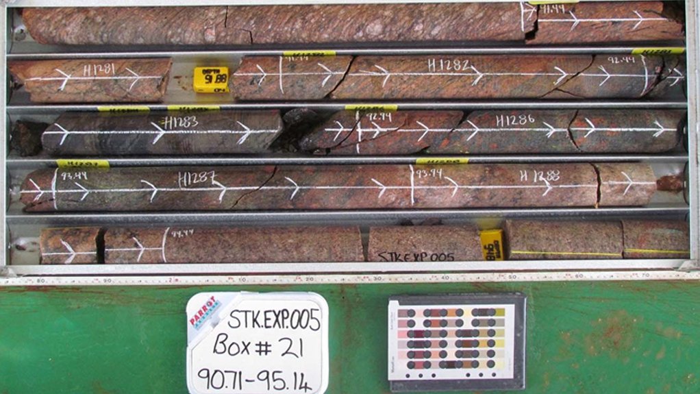 Steenkampskraal drill cores.