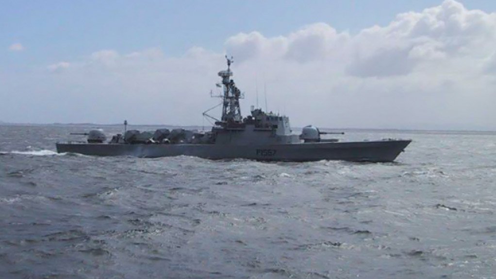 SA Navy Warrior-class strike craft, before conversion to an OPV 