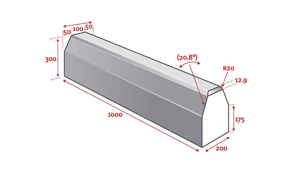  Bosun Produces Delineator kerbs for Tshwane BRT system