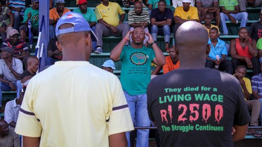 PROTRACTED STRIKE, CONTRACTOR PLIGHT Mining companies are more likely to drop the axe on contractors than their permanent labour force