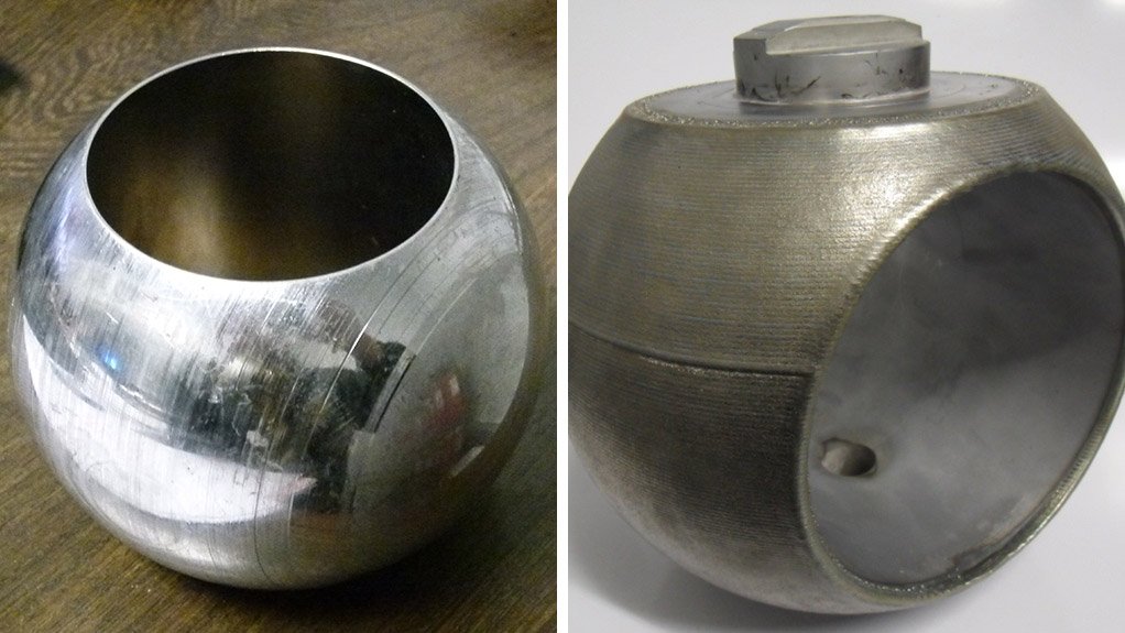 BALL VALVE CLADDING Stellite 6 (left) is notoriously difficult to apply as a final layer, particularly on SAF 225 (right), owing to probable cracking