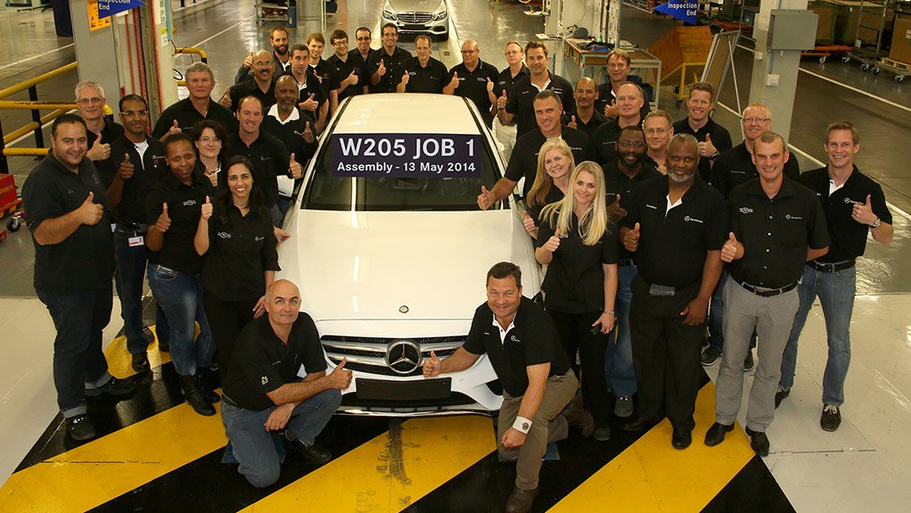 The first 205 C-Class of the production line